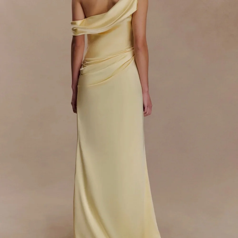 Meshki One Shoulder Yellow Dress - Picture 2 of 2